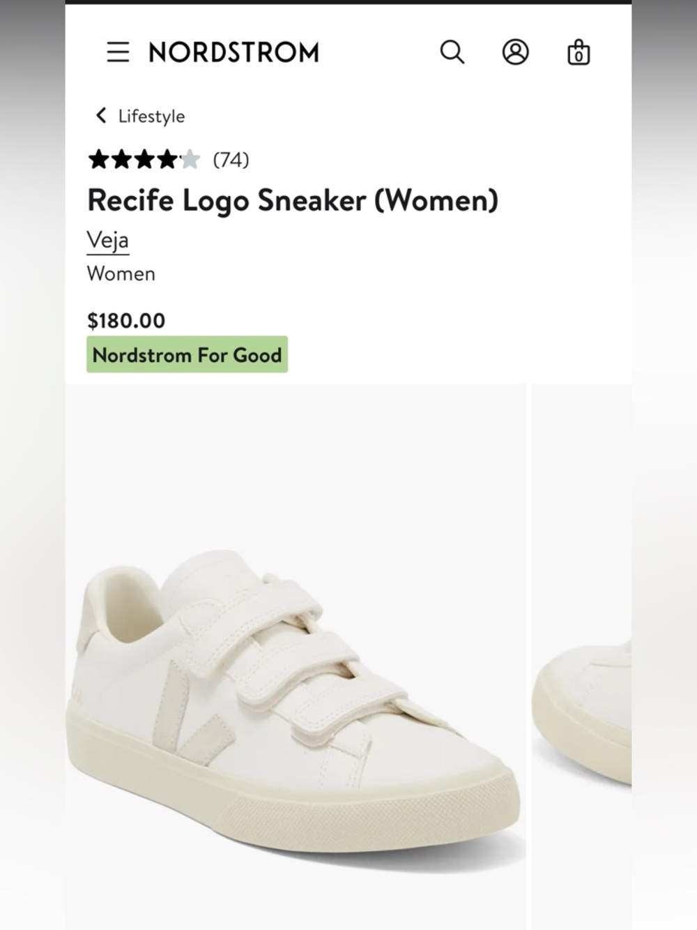 Veja Recife White/Natural